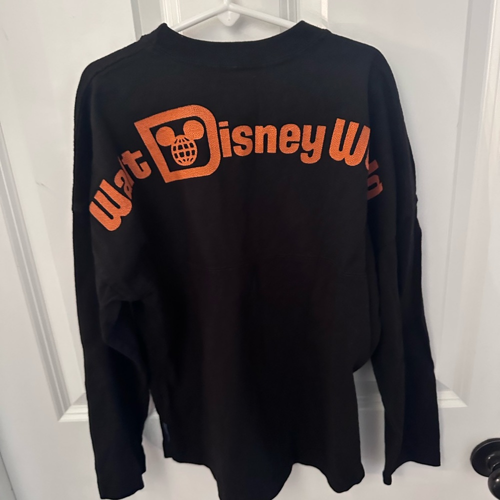 Disney Kids Black and Orange Basketball “Spirit Jersey” Long Sleeve Shirt - Picture 2 of 6